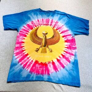 Earth Wind & Fire 2022 Tour Tie Dye Graphic Tee Shirt Adult XL Official Merch